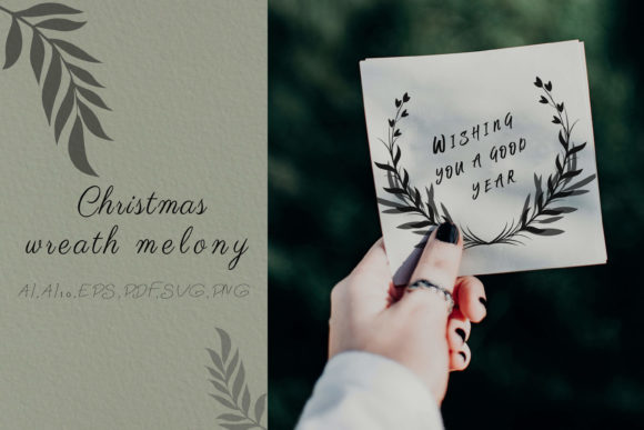 Christmas Wreath Melony: Evaluating Digital Assets for Holiday Design and Cutting Projects