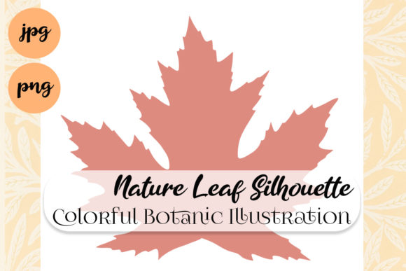 Elevating Seasonal Design: The Strategic Value of the Nature Leaf Colorful Silhouette Autumn Asset