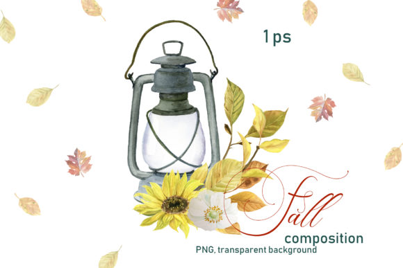 Elevating Seasonal Design: The Strategic Value of Watercolor Fall Lantern Clipart
