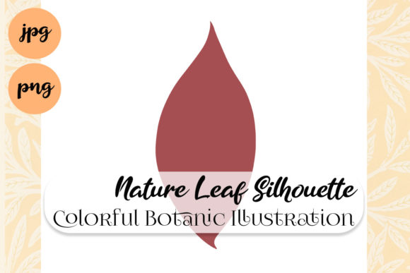 Embracing Autumn Aesthetics: The Versatility of Colorful Nature Leaf Silhouettes in Digital Design