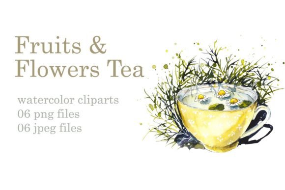 Fruits and Flowers Tea: Elevating Visual Design with Sunny, Fragrant Aesthetics