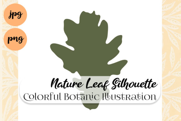 Nature Leaf Colorful Silhouette Oak: Creative Uses