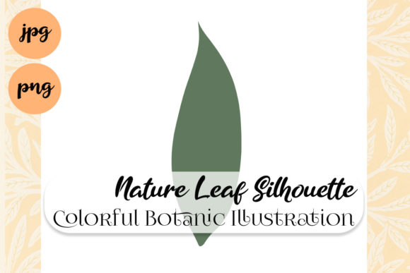 Nature Leaf Eucalyptus Silhouette Green Design Asset