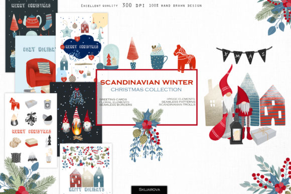 Scandinavian Winter: Big Collection for Creators