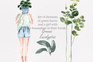 Spring Greens: Aesthetic Watercolor Design Assets