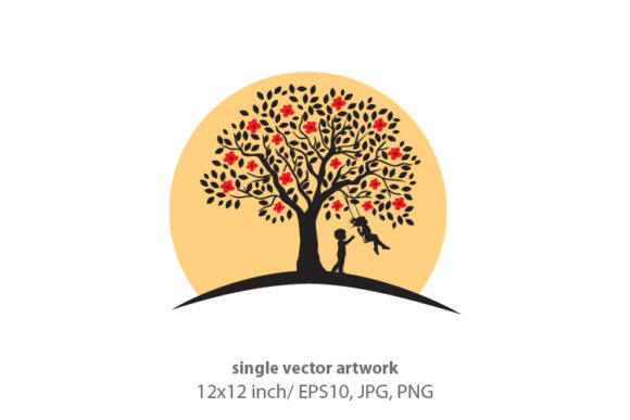 Unlocking Creativity with the Blooming Tree Swing Vector: A Comprehensive Guide to Digital Design Assets
