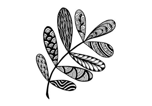 Vector Illustration Leaves, Doodle Style: Practical Applications for Creative Projects