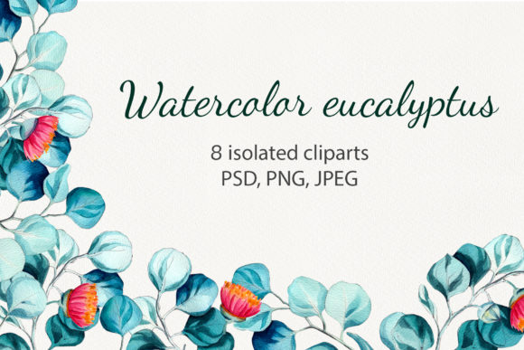 Watercolor Eucalyptus: Elevating Design with Hand-Painted Botanicals